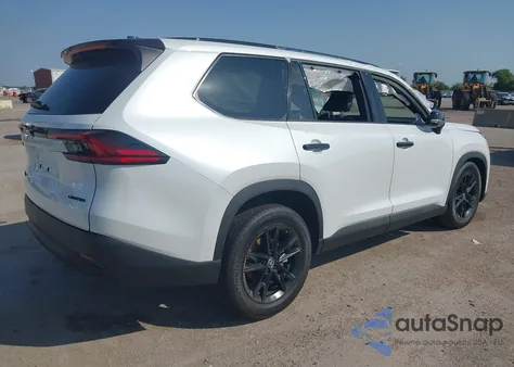 2025 Toyota Grand Highlander Hybrid Nightshade Edition из США, поврежденный, VIN 5TDACAB57SS056124